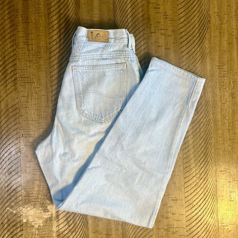 Lee Light Blue Denim Jeans 80s